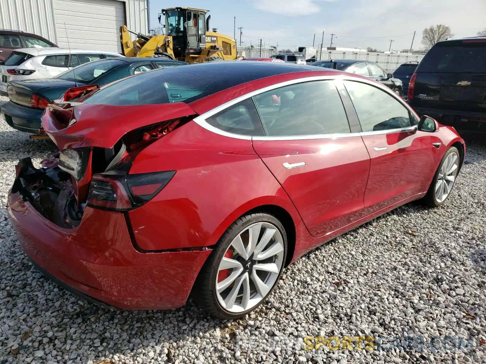 4 Photograph of a damaged car 5YJ3E1EB2KF392997 TESLA MODEL 3 2019