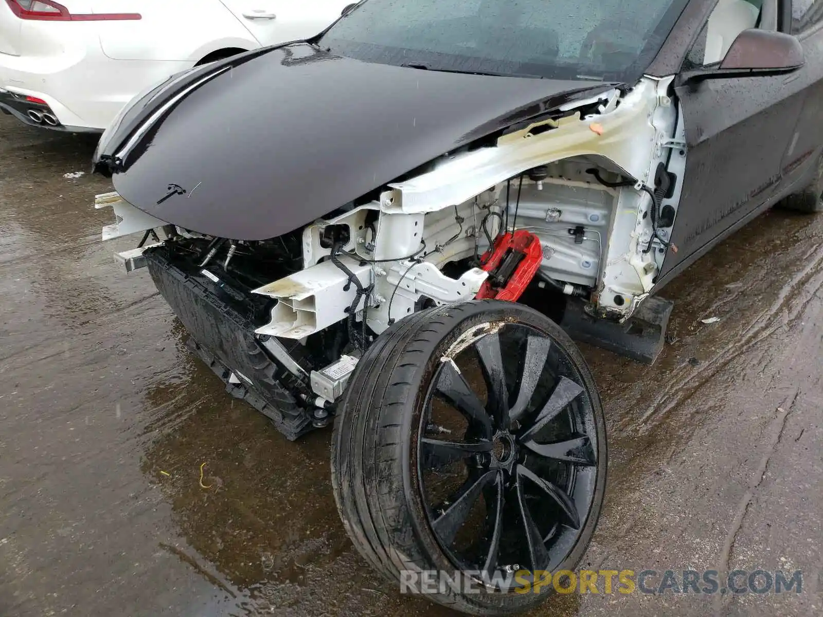 9 Photograph of a damaged car 5YJ3E1EB2KF393745 TESLA MODEL 3 2019