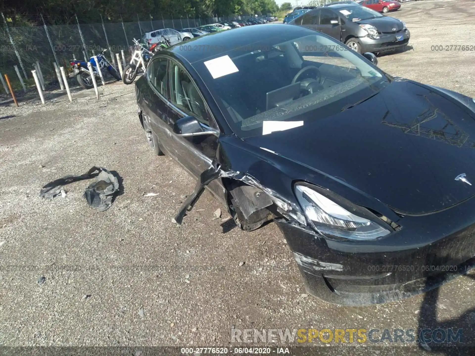 6 Photograph of a damaged car 5YJ3E1EB2KF418062 TESLA MODEL 3 2019