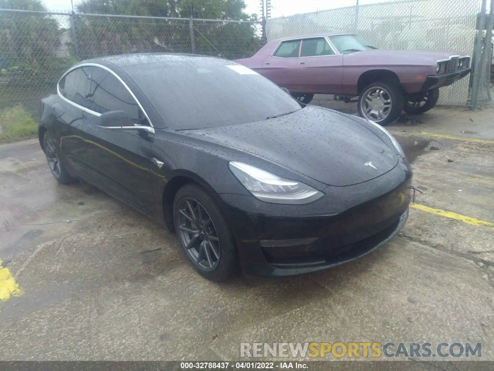 1 Фотография поврежденного автомобиля 5YJ3E1EB2KF437257 TESLA MODEL 3 2019