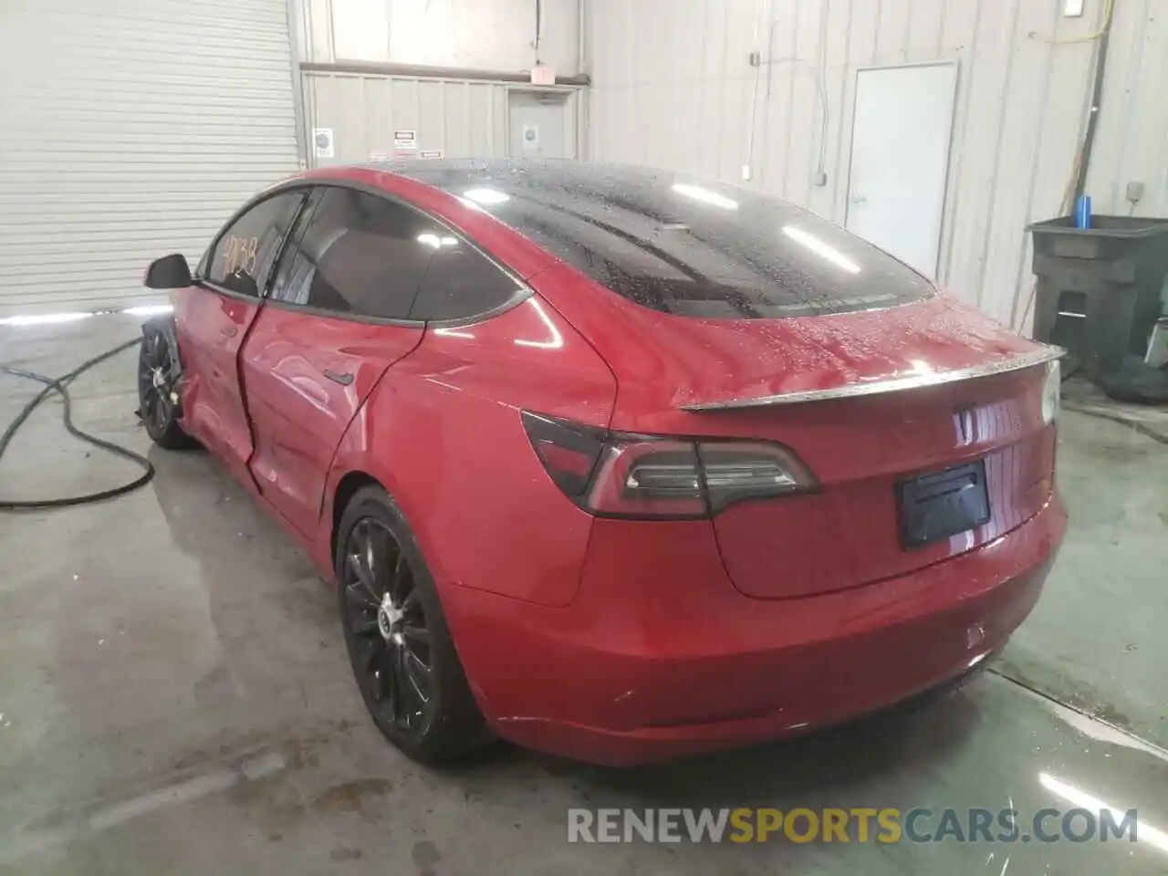 3 Photograph of a damaged car 5YJ3E1EB2KF440370 TESLA MODEL 3 2019