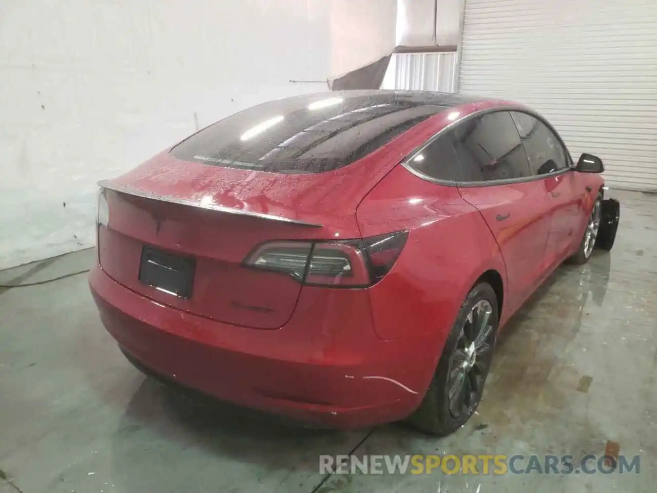 4 Photograph of a damaged car 5YJ3E1EB2KF440370 TESLA MODEL 3 2019