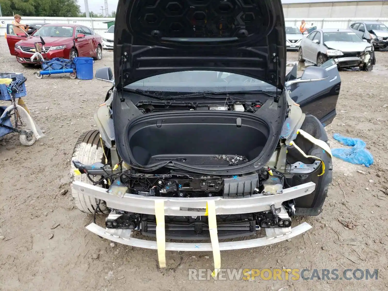 7 Photograph of a damaged car 5YJ3E1EB2KF441633 TESLA MODEL 3 2019