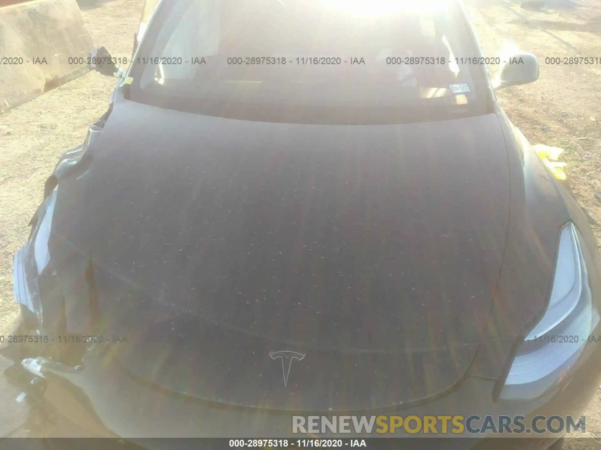 10 Photograph of a damaged car 5YJ3E1EB2KF441812 TESLA MODEL 3 2019