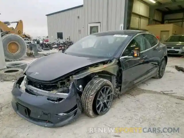 2 Photograph of a damaged car 5YJ3E1EB2KF451997 TESLA MODEL 3 2019