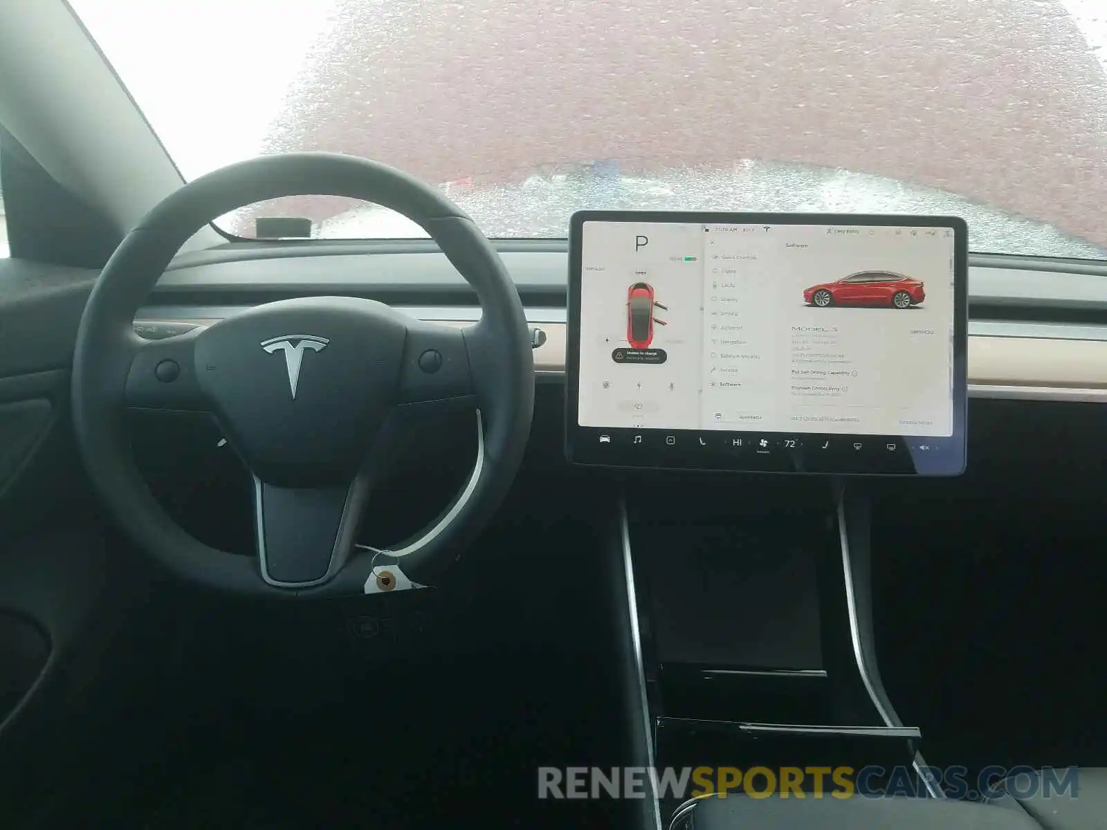 9 Photograph of a damaged car 5YJ3E1EB2KF453748 TESLA MODEL 3 2019