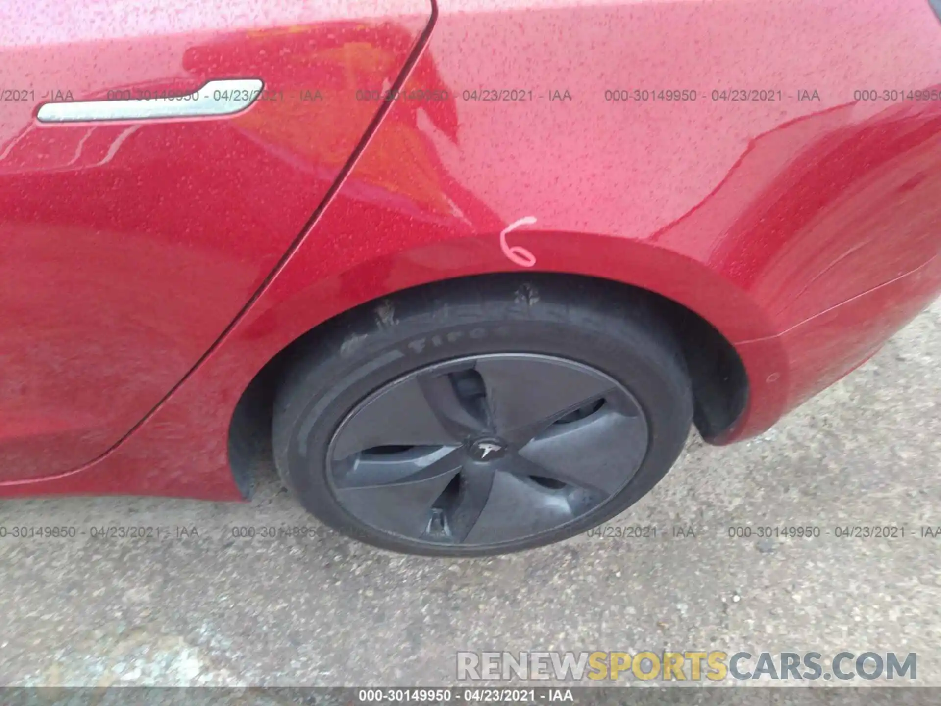 13 Photograph of a damaged car 5YJ3E1EB2KF454446 TESLA MODEL 3 2019