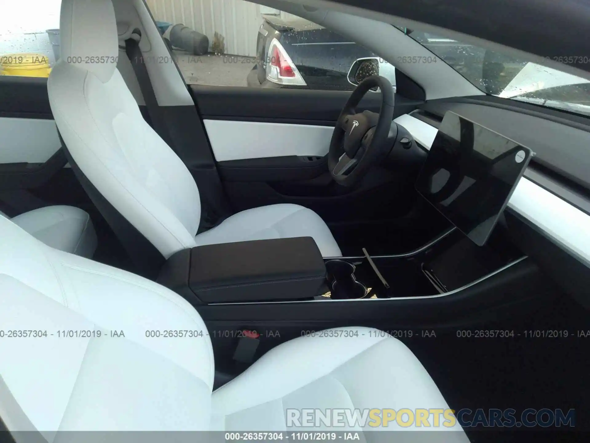 5 Photograph of a damaged car 5YJ3E1EB2KF487415 TESLA MODEL 3 2019