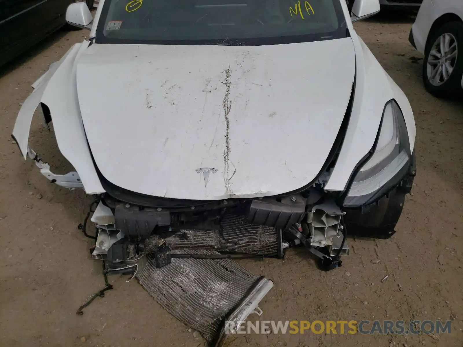 9 Photograph of a damaged car 5YJ3E1EB2KF493893 TESLA MODEL 3 2019