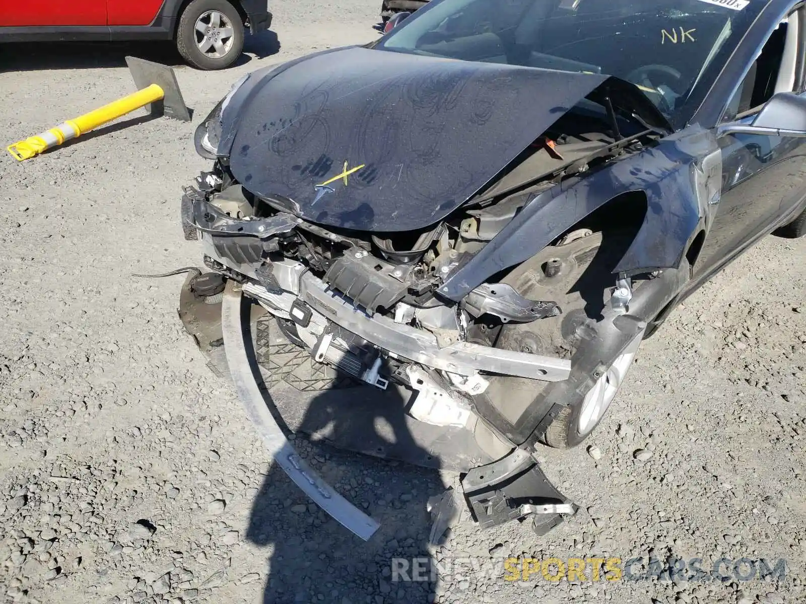 9 Photograph of a damaged car 5YJ3E1EB2KF530022 TESLA MODEL 3 2019