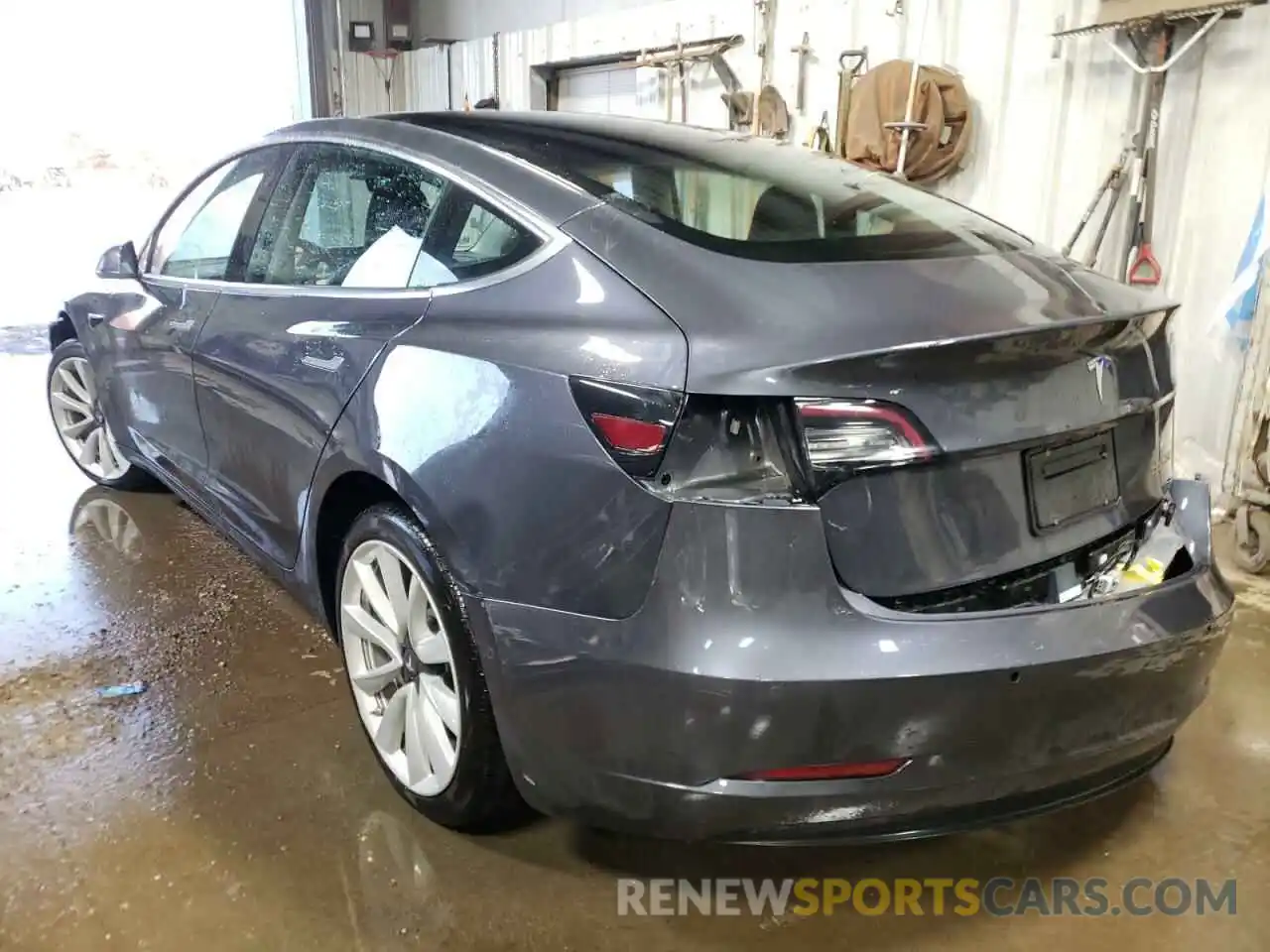 3 Photograph of a damaged car 5YJ3E1EB2KF530148 TESLA MODEL 3 2019