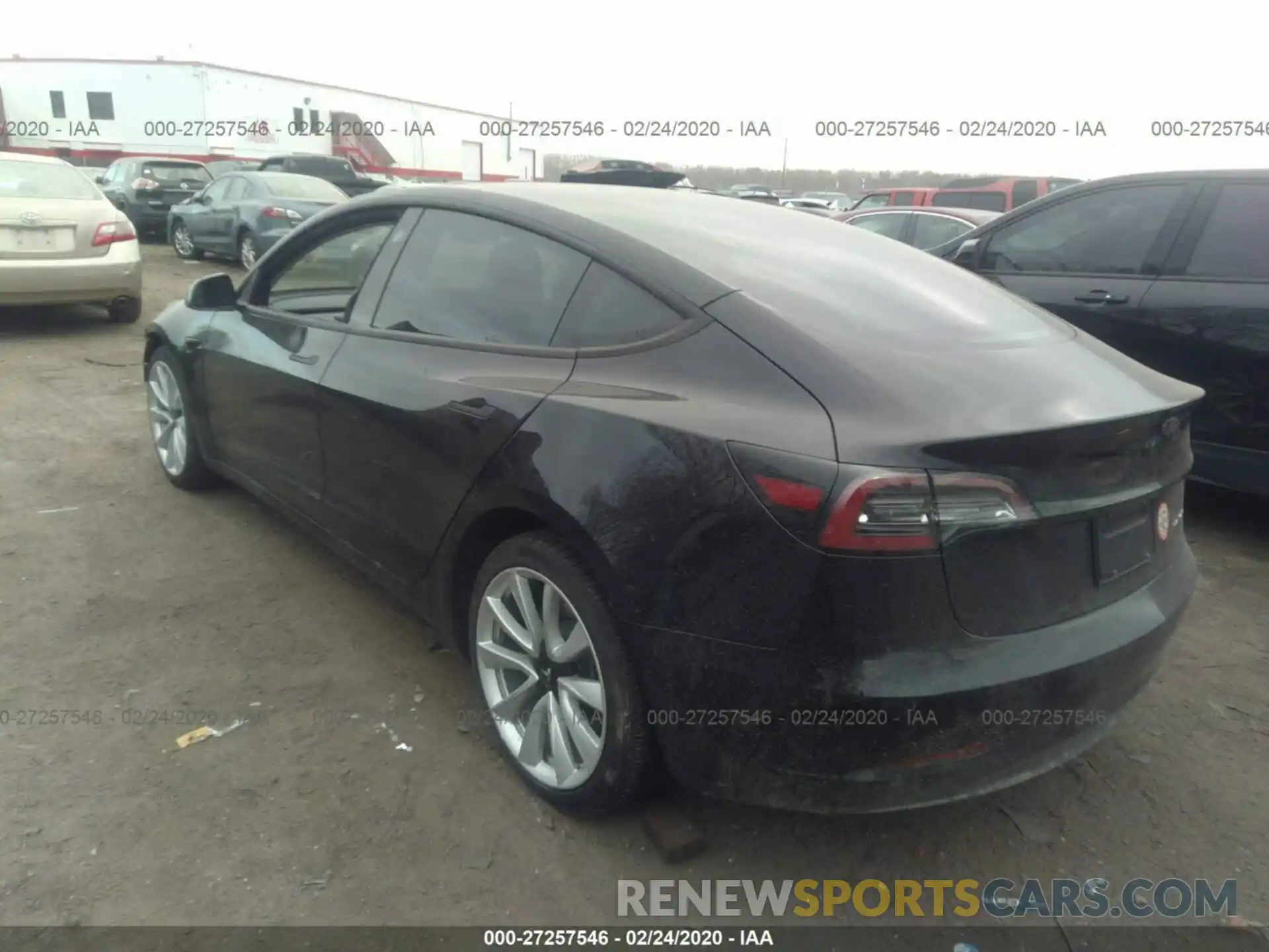 3 Фотография поврежденного автомобиля 5YJ3E1EB3KF191884 TESLA MODEL 3 2019