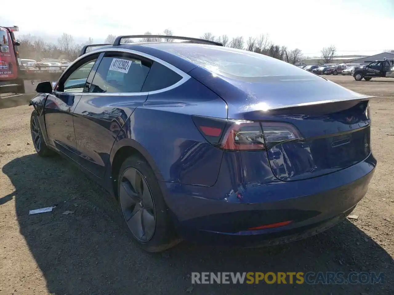 3 Photograph of a damaged car 5YJ3E1EB3KF192209 TESLA MODEL 3 2019