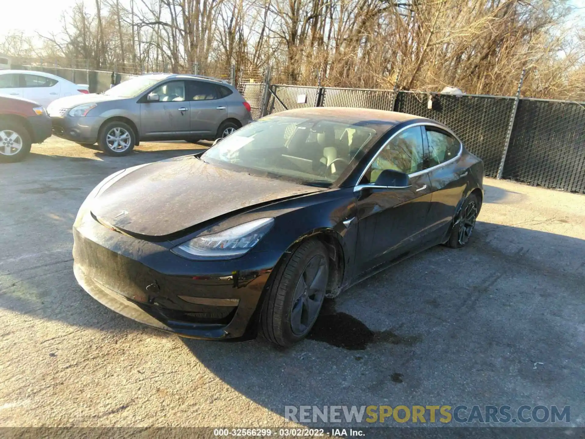 2 Фотография поврежденного автомобиля 5YJ3E1EB3KF198933 TESLA MODEL 3 2019