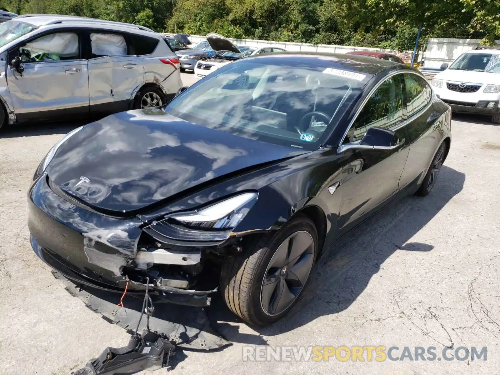 2 Фотография поврежденного автомобиля 5YJ3E1EB3KF198978 TESLA MODEL 3 2019