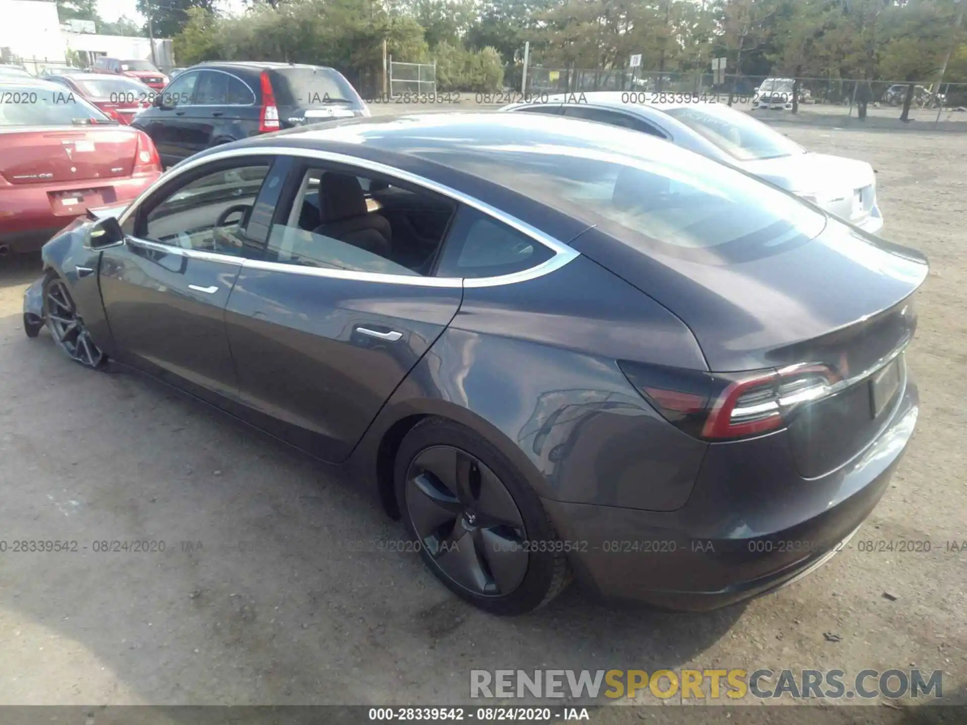 3 Photograph of a damaged car 5YJ3E1EB3KF205430 TESLA MODEL 3 2019