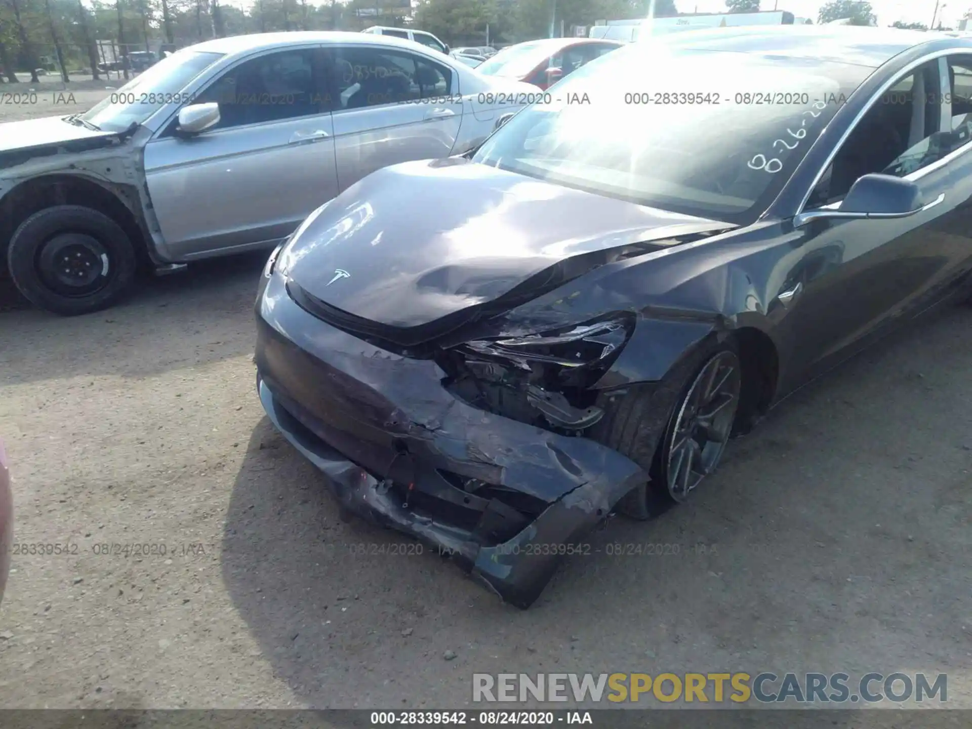 6 Photograph of a damaged car 5YJ3E1EB3KF205430 TESLA MODEL 3 2019