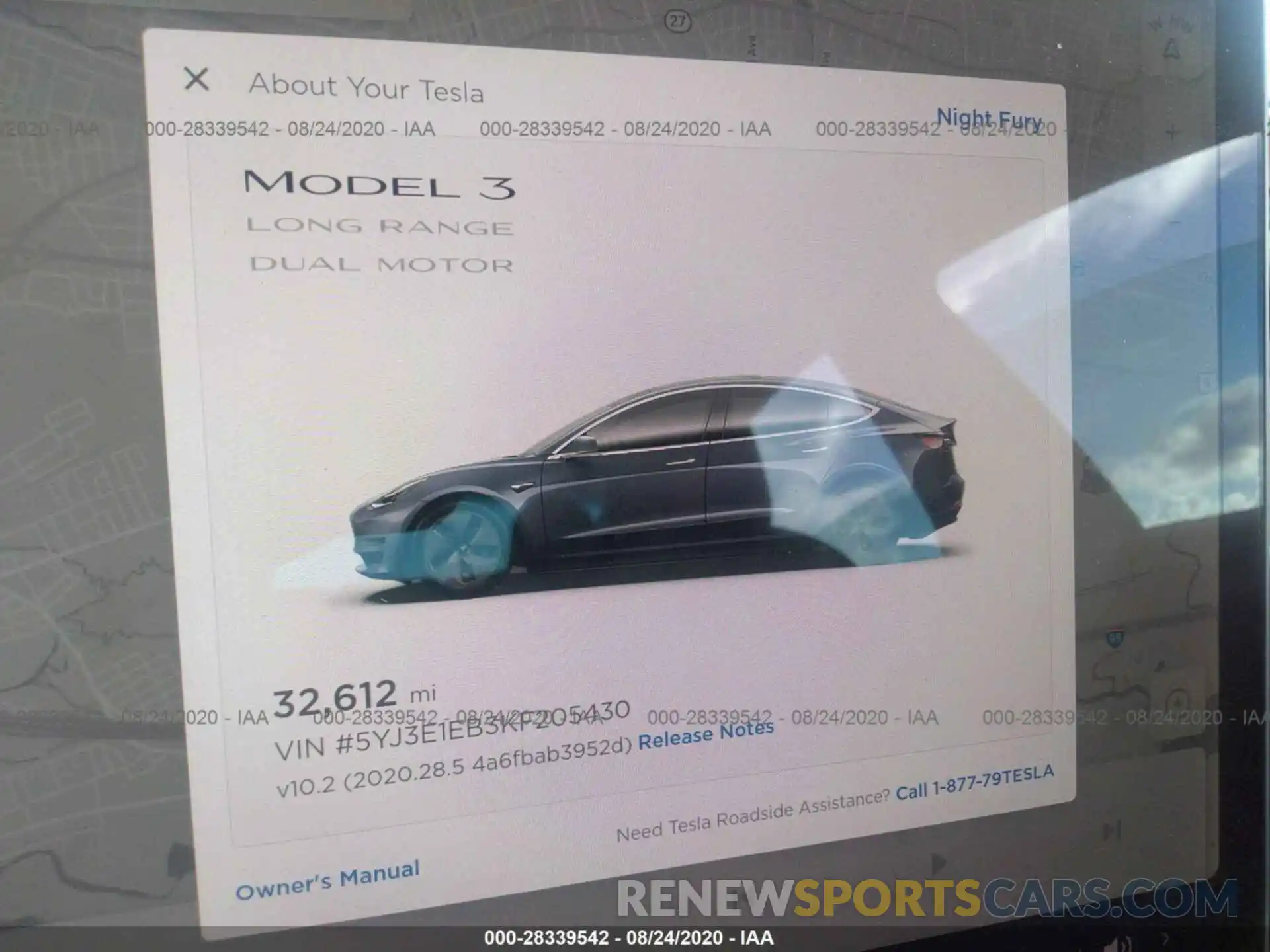 7 Photograph of a damaged car 5YJ3E1EB3KF205430 TESLA MODEL 3 2019