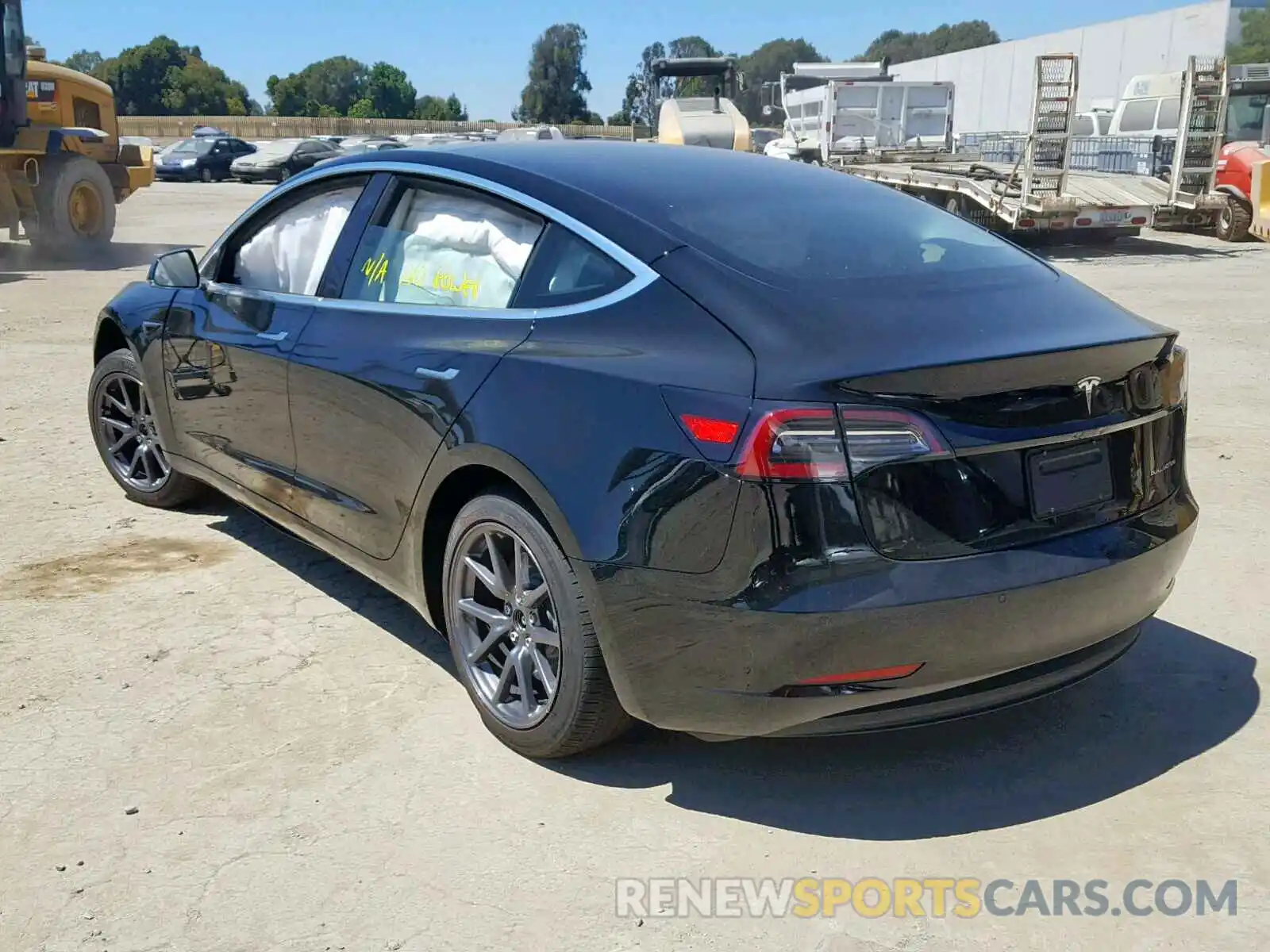 3 Photograph of a damaged car 5YJ3E1EB3KF209185 TESLA MODEL 3 2019