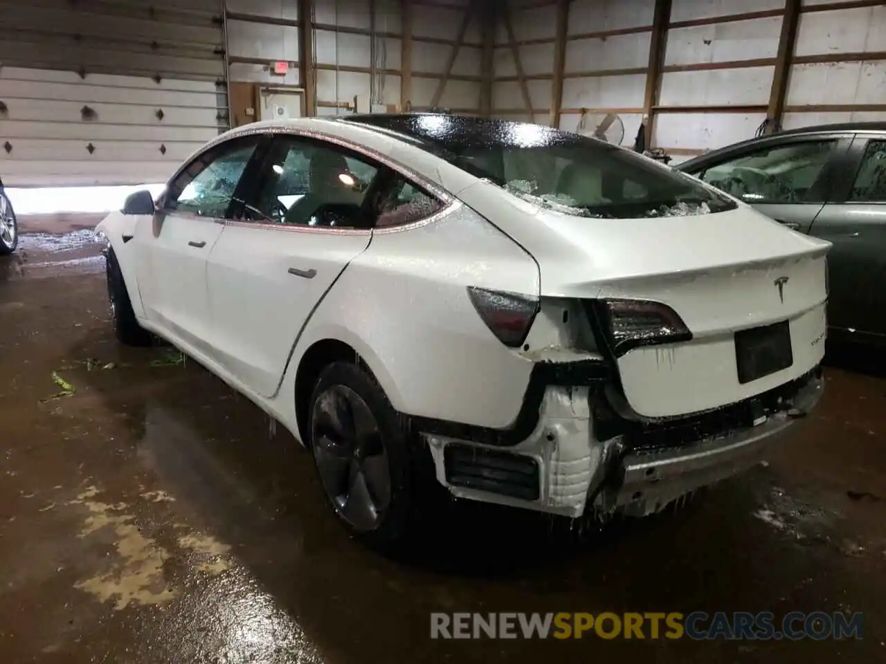 3 Photograph of a damaged car 5YJ3E1EB3KF213589 TESLA MODEL 3 2019