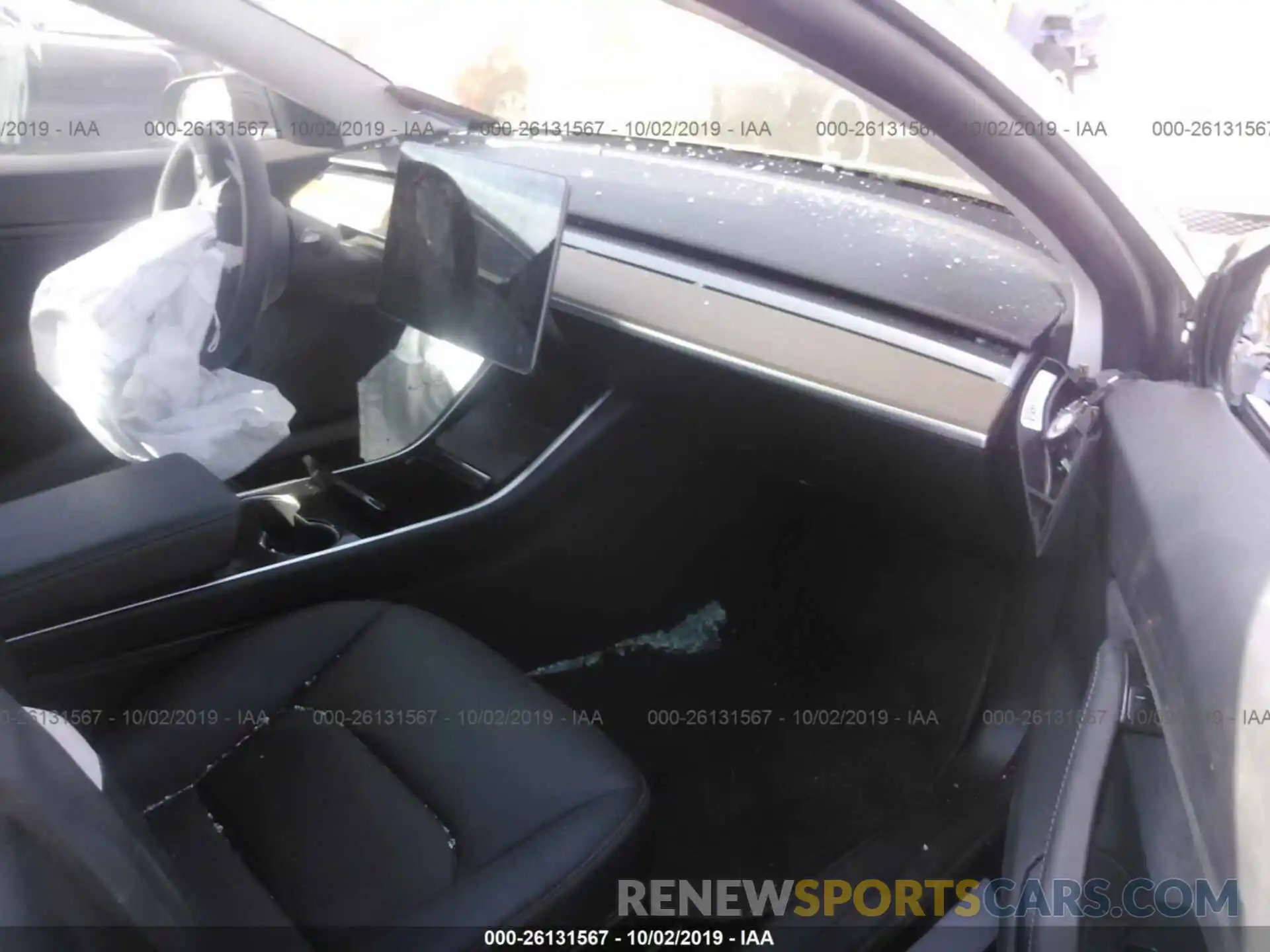 5 Photograph of a damaged car 5YJ3E1EB3KF237259 TESLA MODEL 3 2019