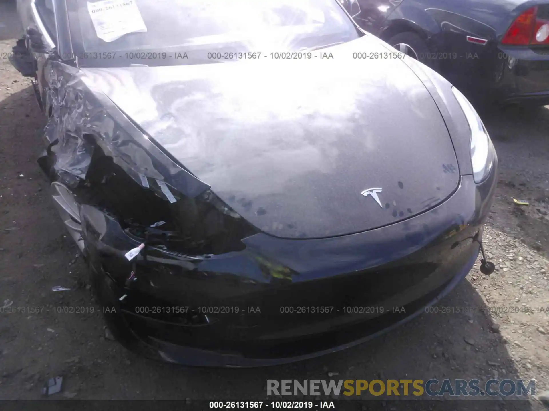 6 Photograph of a damaged car 5YJ3E1EB3KF237259 TESLA MODEL 3 2019