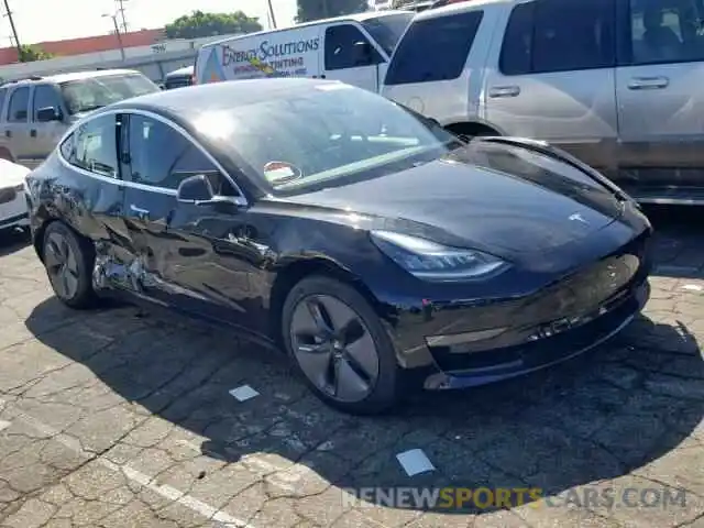 1 Photograph of a damaged car 5YJ3E1EB3KF359281 TESLA MODEL 3 2019