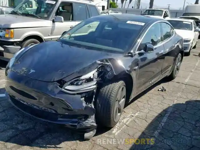 2 Photograph of a damaged car 5YJ3E1EB3KF359281 TESLA MODEL 3 2019