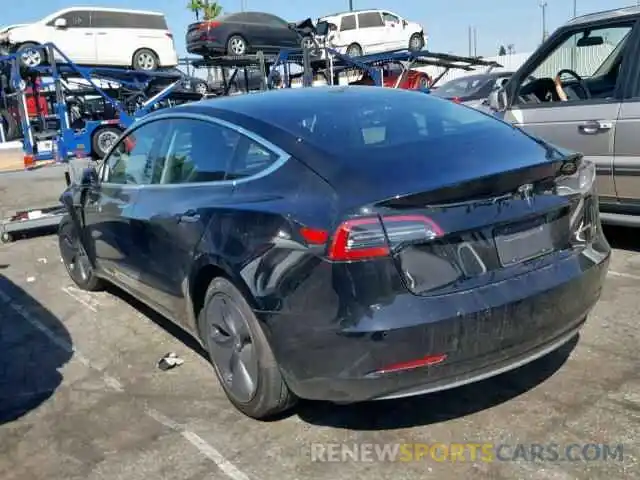 3 Photograph of a damaged car 5YJ3E1EB3KF359281 TESLA MODEL 3 2019