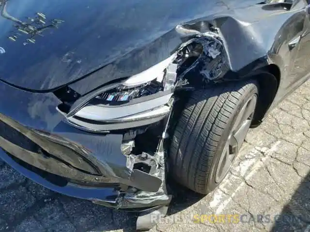 9 Photograph of a damaged car 5YJ3E1EB3KF359281 TESLA MODEL 3 2019