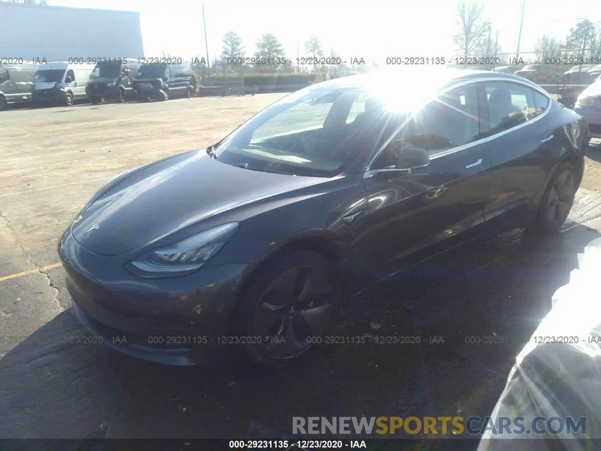 2 Photograph of a damaged car 5YJ3E1EB3KF359393 TESLA MODEL 3 2019