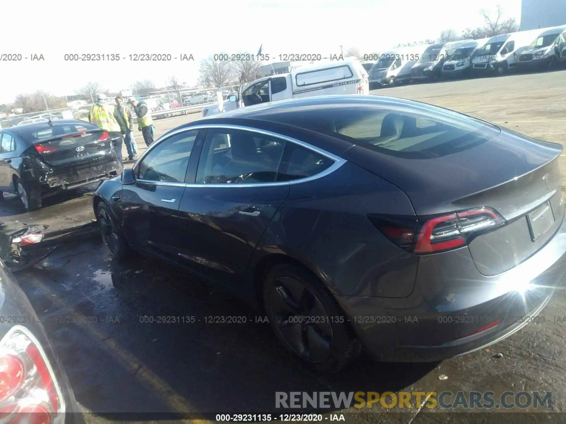 3 Photograph of a damaged car 5YJ3E1EB3KF359393 TESLA MODEL 3 2019