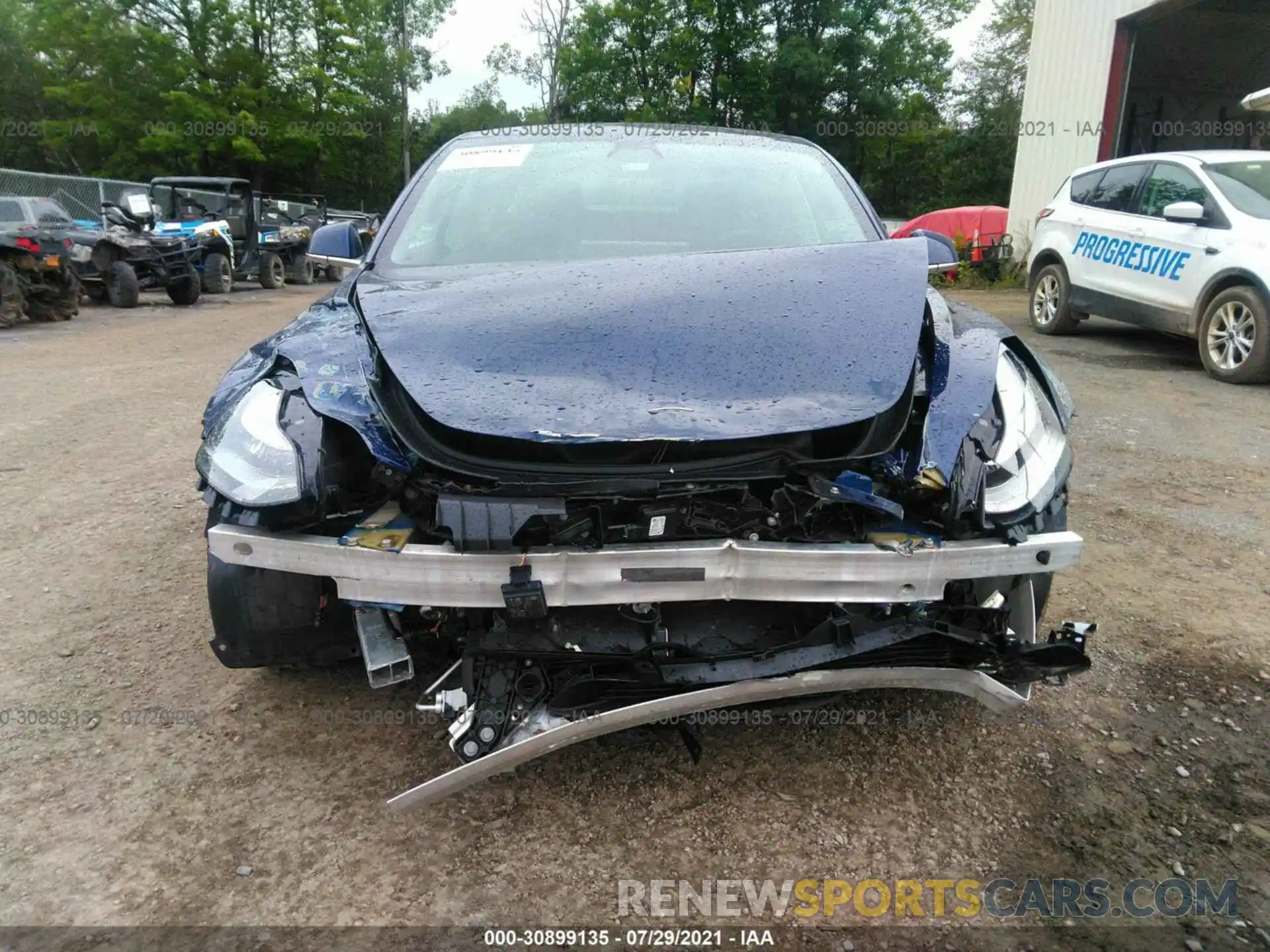 10 Photograph of a damaged car 5YJ3E1EB3KF359524 TESLA MODEL 3 2019