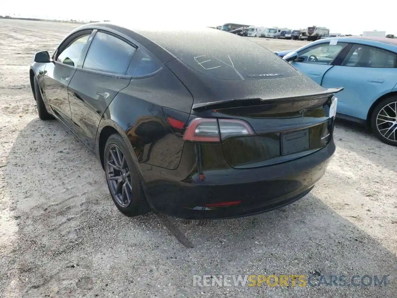 3 Photograph of a damaged car 5YJ3E1EB3KF365257 TESLA MODEL 3 2019