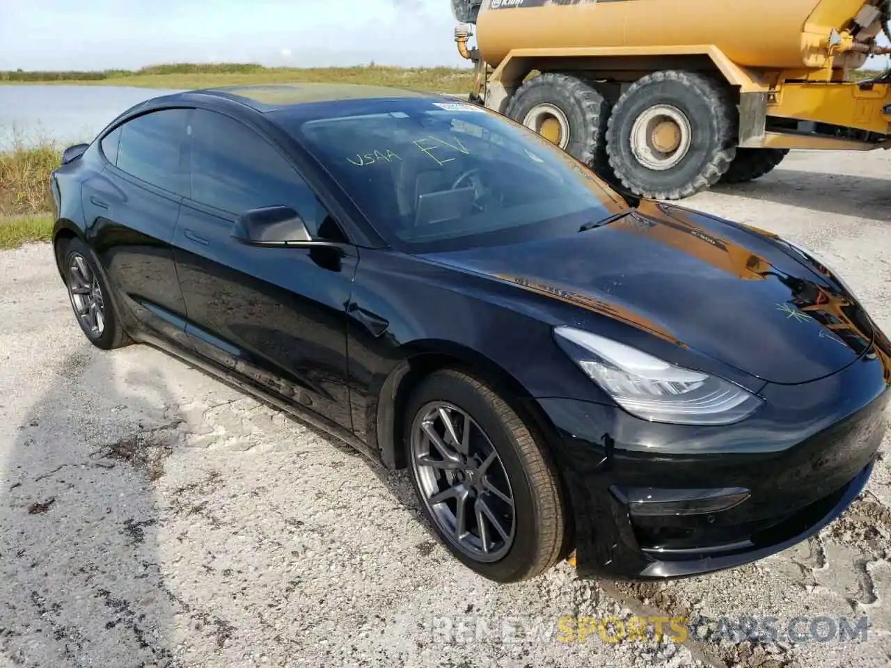 9 Photograph of a damaged car 5YJ3E1EB3KF365257 TESLA MODEL 3 2019