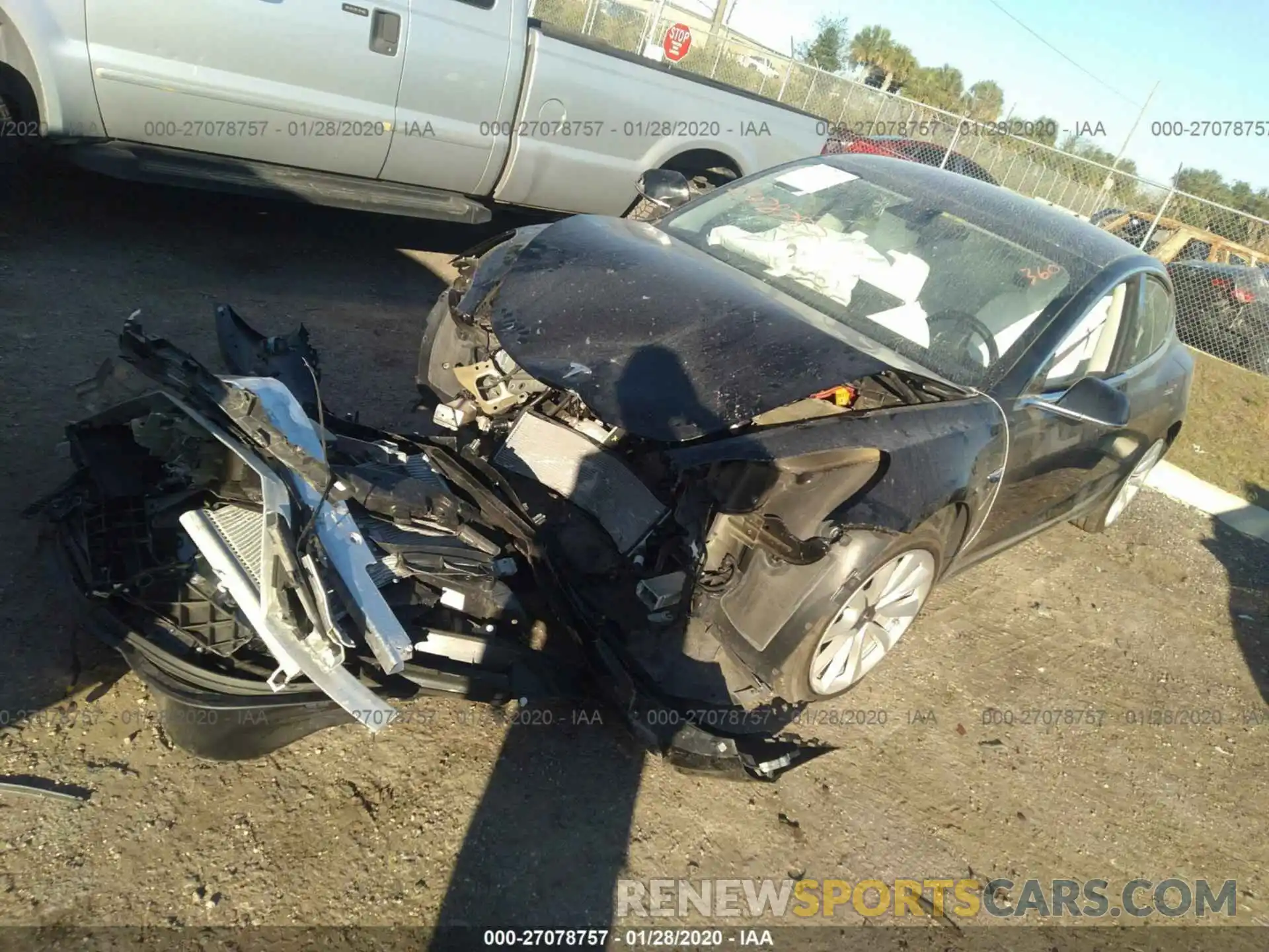 2 Photograph of a damaged car 5YJ3E1EB3KF365940 TESLA MODEL 3 2019