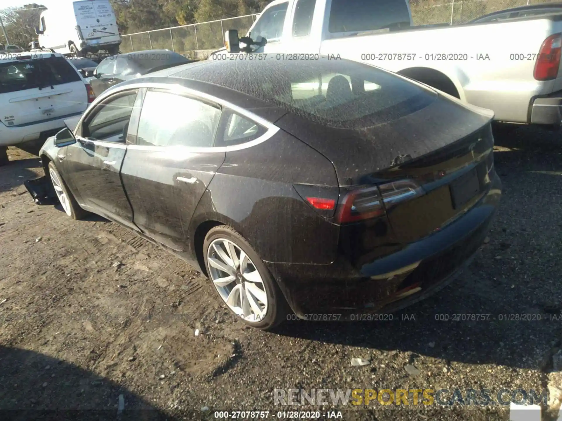 3 Photograph of a damaged car 5YJ3E1EB3KF365940 TESLA MODEL 3 2019