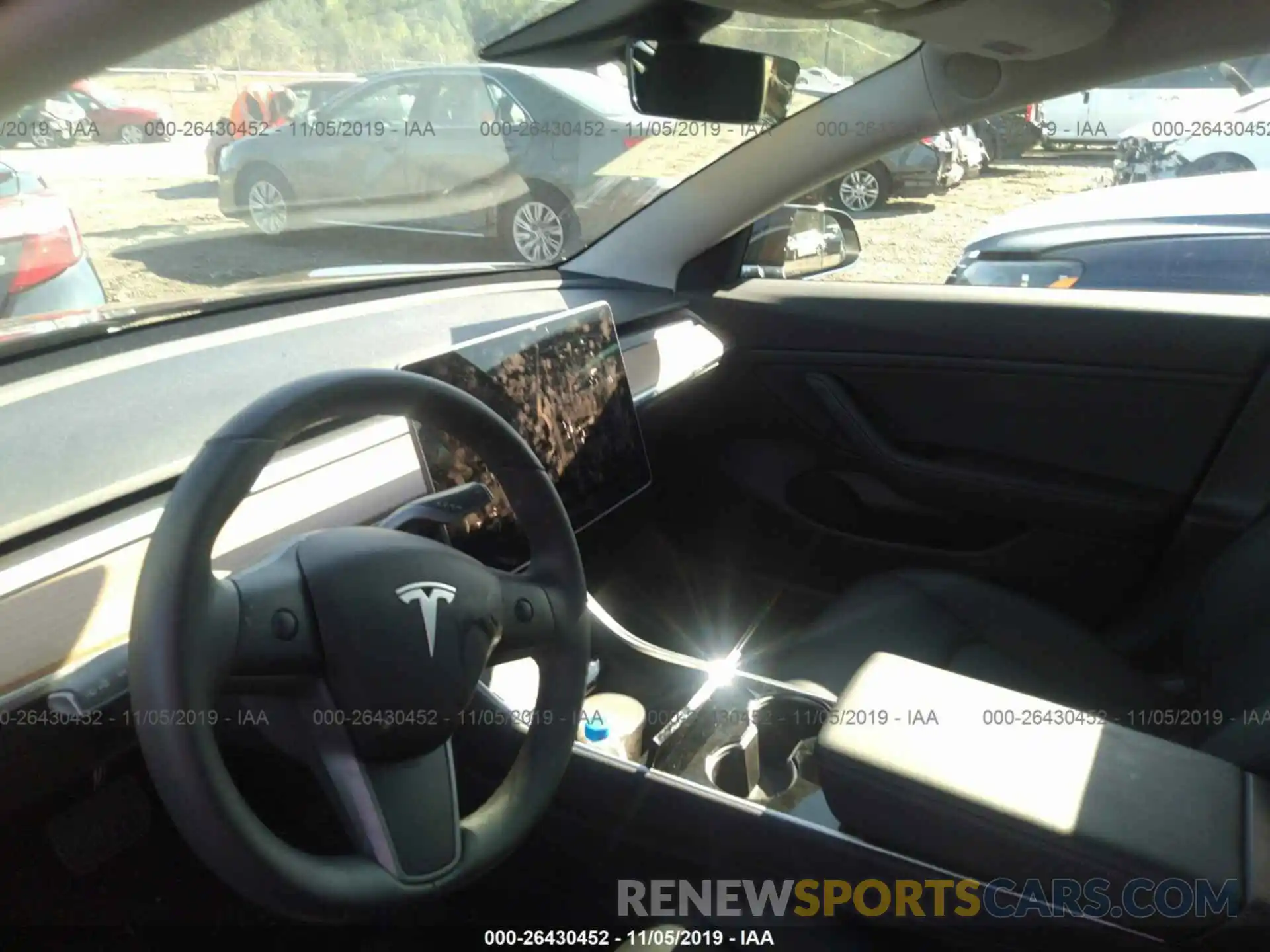 5 Photograph of a damaged car 5YJ3E1EB3KF384634 TESLA MODEL 3 2019