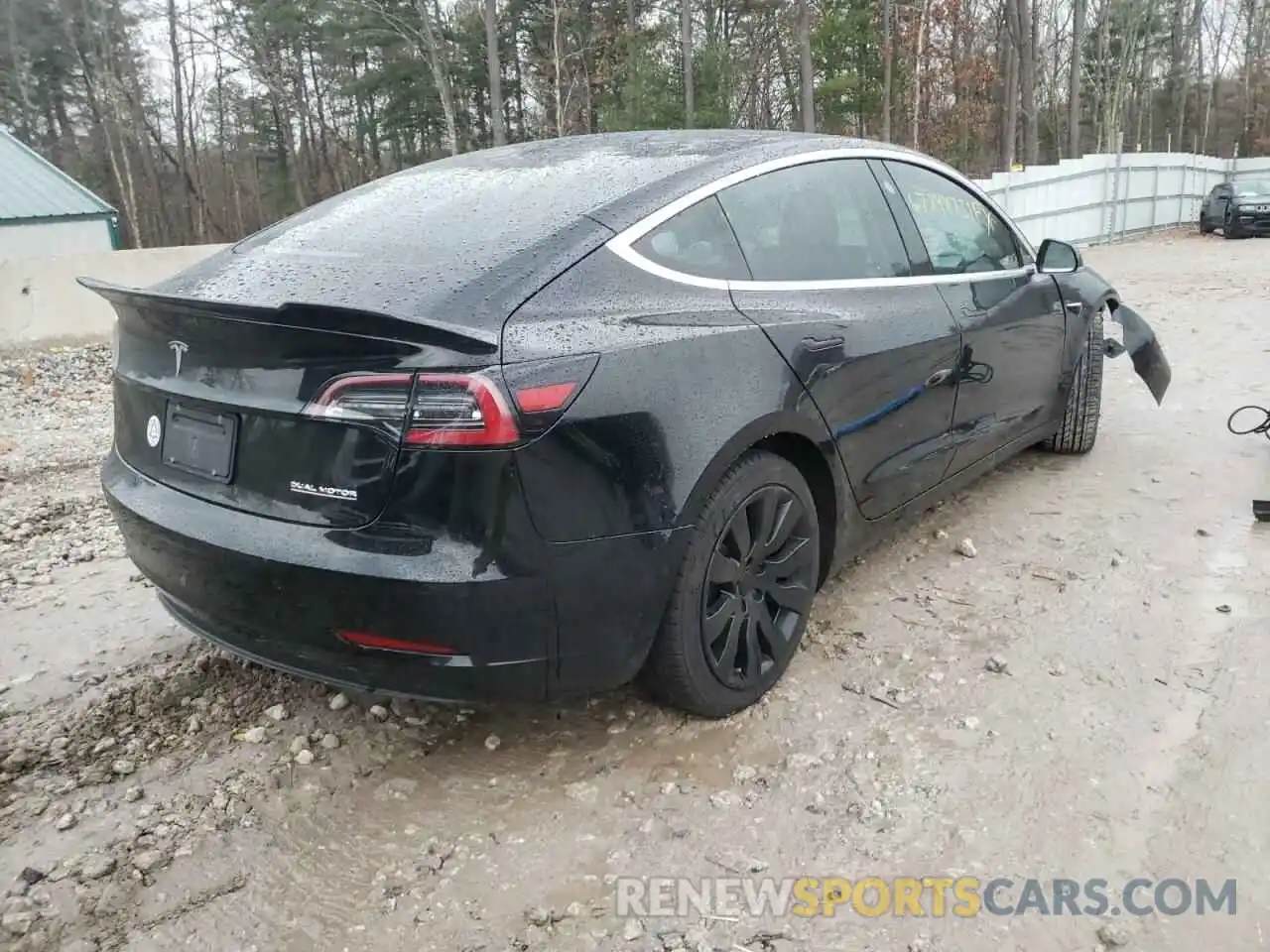 4 Фотография поврежденного автомобиля 5YJ3E1EB3KF385296 TESLA MODEL 3 2019