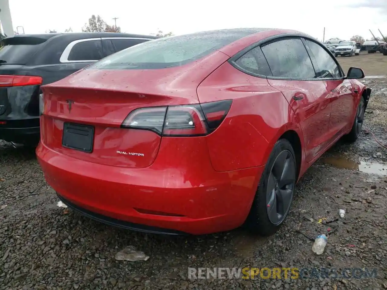 4 Photograph of a damaged car 5YJ3E1EB3KF387145 TESLA MODEL 3 2019