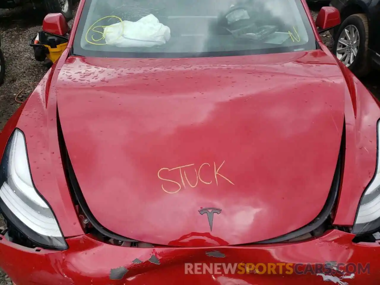 7 Photograph of a damaged car 5YJ3E1EB3KF387145 TESLA MODEL 3 2019