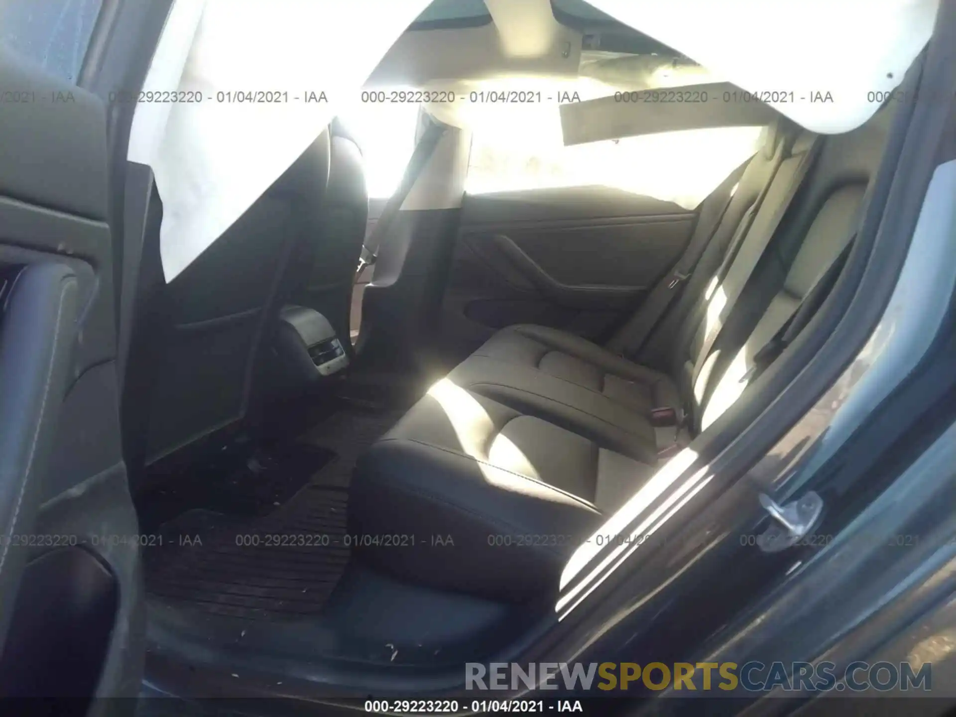 8 Photograph of a damaged car 5YJ3E1EB3KF389025 TESLA MODEL 3 2019