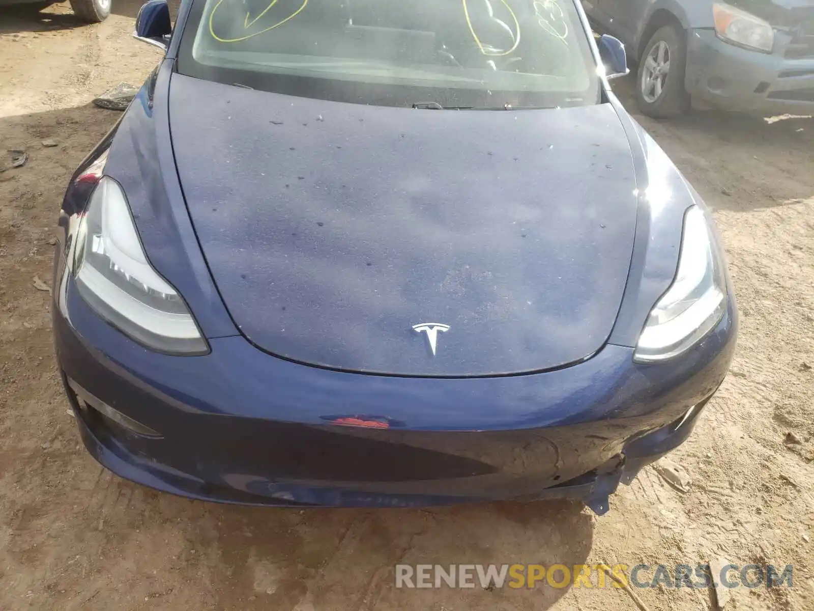 7 Фотография поврежденного автомобиля 5YJ3E1EB3KF390028 TESLA MODEL 3 2019