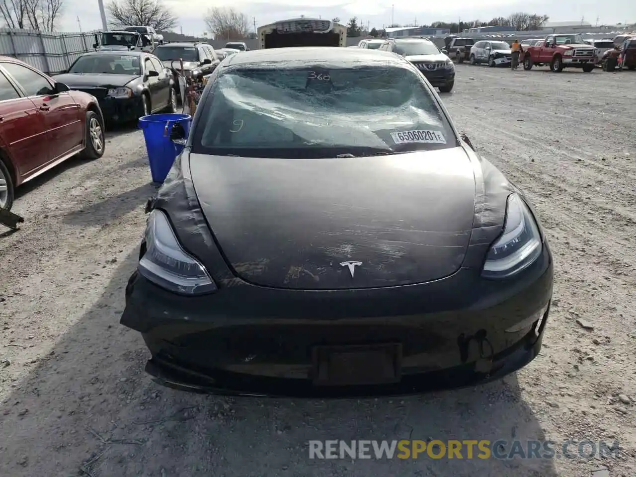 7 Photograph of a damaged car 5YJ3E1EB3KF390658 TESLA MODEL 3 2019