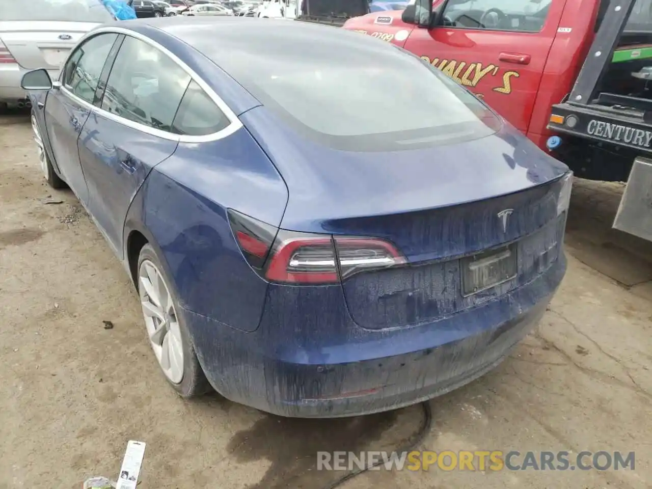 3 Фотография поврежденного автомобиля 5YJ3E1EB3KF406616 TESLA MODEL 3 2019