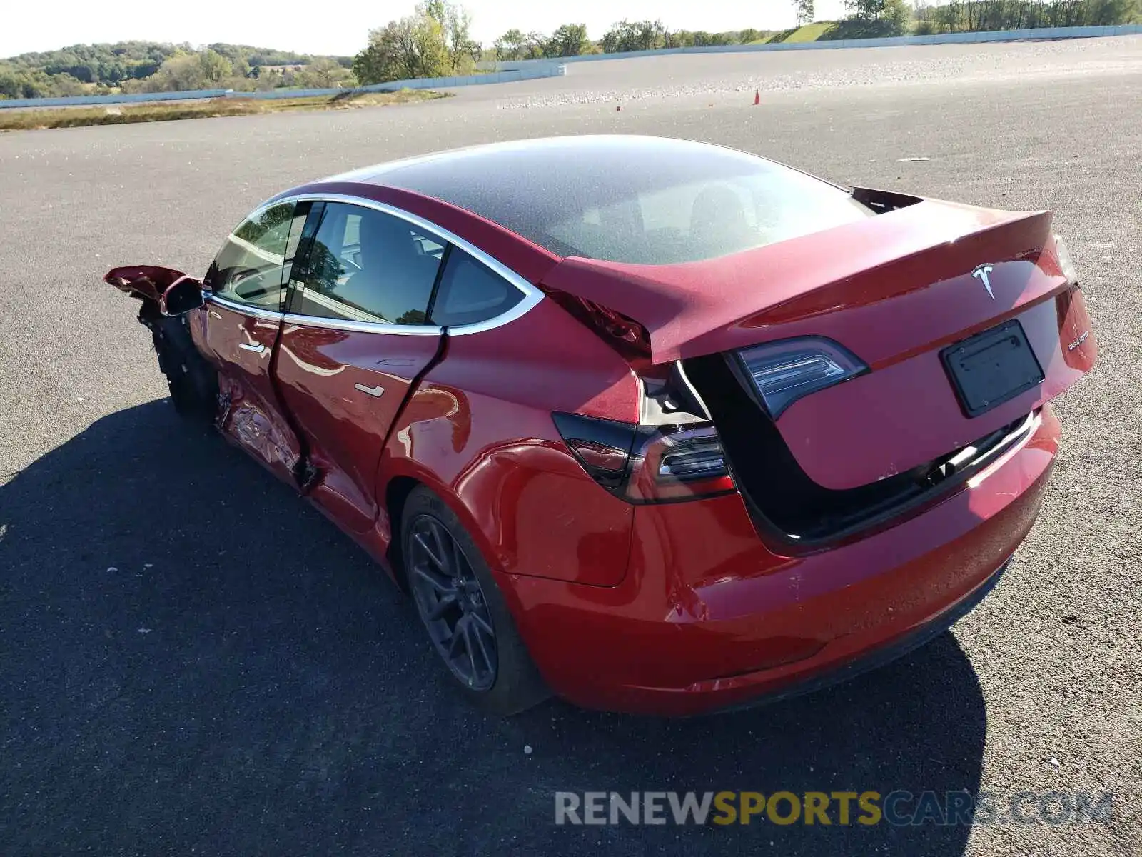 3 Photograph of a damaged car 5YJ3E1EB3KF408219 TESLA MODEL 3 2019