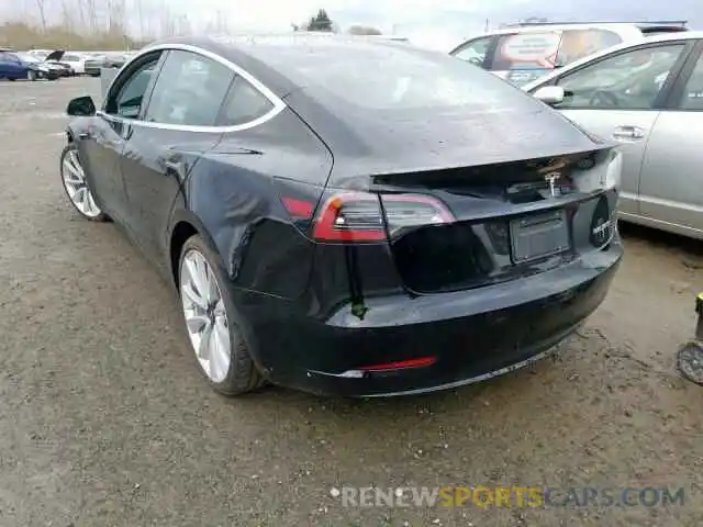 3 Photograph of a damaged car 5YJ3E1EB3KF408690 TESLA MODEL 3 2019