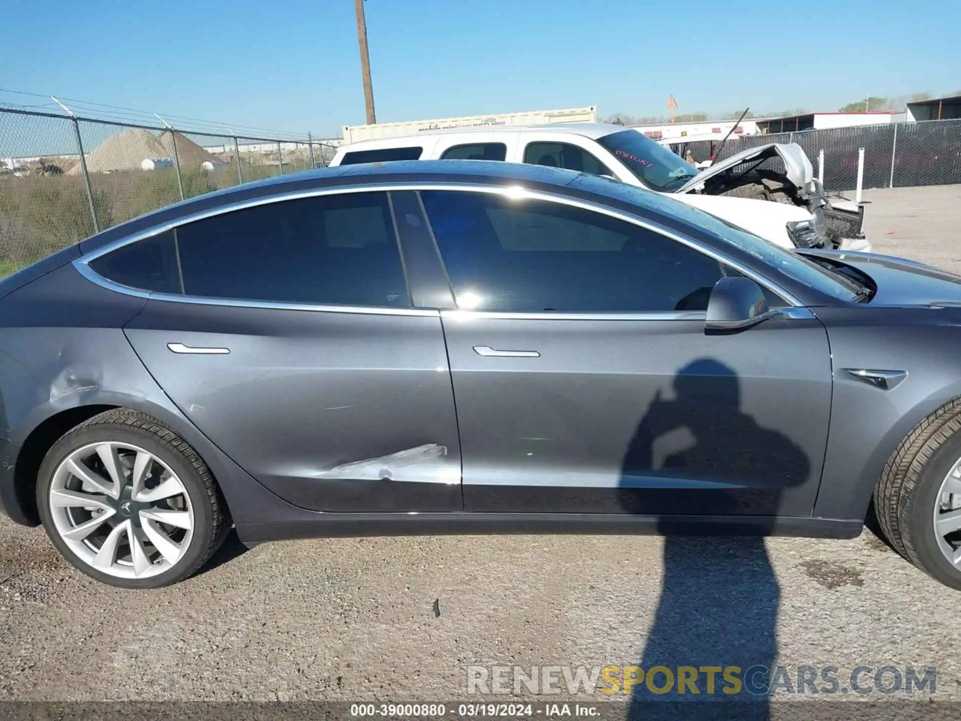 12 Photograph of a damaged car 5YJ3E1EB3KF413386 TESLA MODEL 3 2019