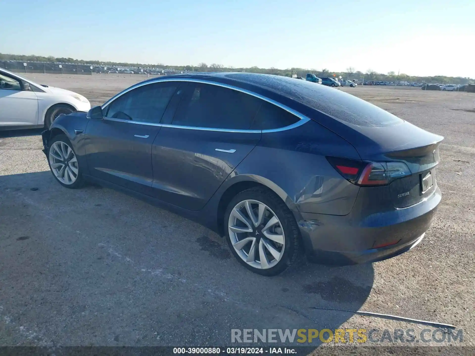 3 Photograph of a damaged car 5YJ3E1EB3KF413386 TESLA MODEL 3 2019