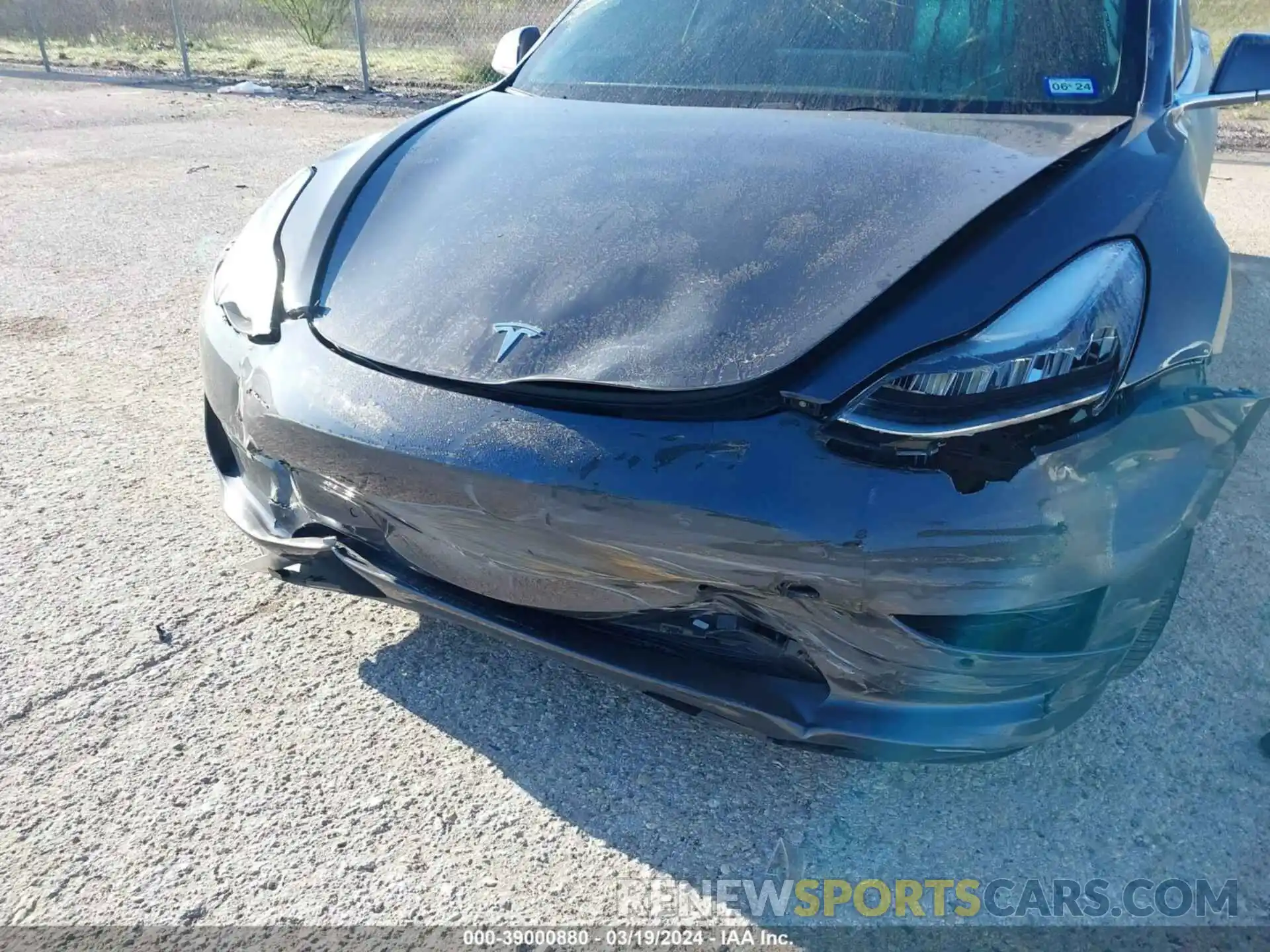 6 Photograph of a damaged car 5YJ3E1EB3KF413386 TESLA MODEL 3 2019